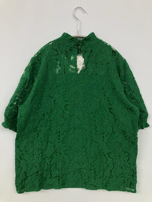 シャツ/ブラウス/トップス/グリーン/L