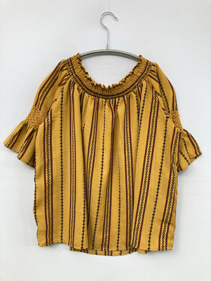 continuer de NICE CLAUP/コンティニューデナイスクラップ/シャツ/ブラウス/トップス/イエロー