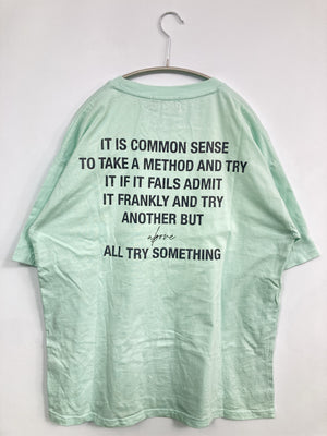 AZUL by MOUSSY/アズールバイマウジー/Tシャツ/カットソー/トップス/ライトグリーン/L