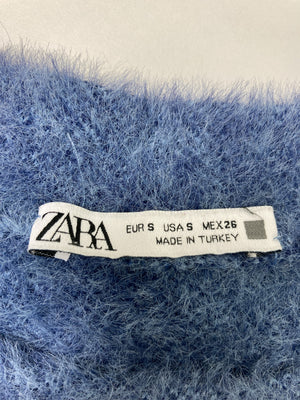 ZARA/ザラ/ベスト/トップス/スカイブルー/S
