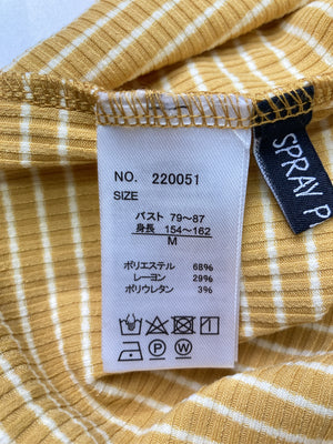 SPRAY PREMIUM/スプレイプレミアム/Tシャツ/カットソー/トップス/イエロー/M