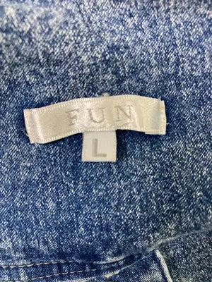 FUN/ファン/デニムパンツ/パンツ/ブルー/L