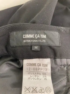 COMME CA ISM/コムサイズム/スラックス/パンツ/ブラック/M