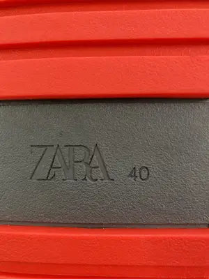 ZARA/ザラ/スリッポン/シューズ/レッド/40