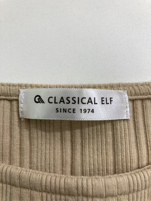 CLASSICAL ELF/クラシカルエルフ/Tシャツ/カットソー/トップス/ベージュ/XL