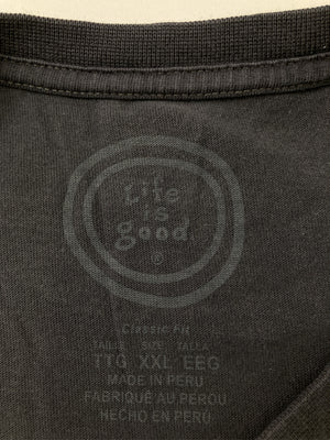 Life is good/Tシャツ/カットソー/トップス/グレー/XXL