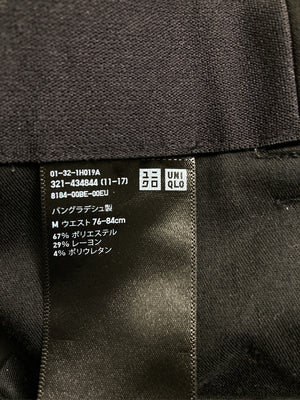 UNIQLO/ユニクロ/スラックス/パンツ/ブラック/M