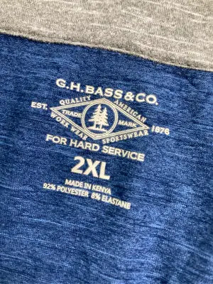G.H. Bass&Co./ポロシャツ/トップス/ブルー/2XL