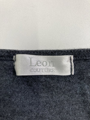 Leon COUTURE/チュニック/ワンピース/ドレス/グレー/M