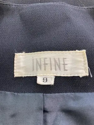 INFINE/ノーカラージャケット/ジャケット/アウター/ネイビー/9