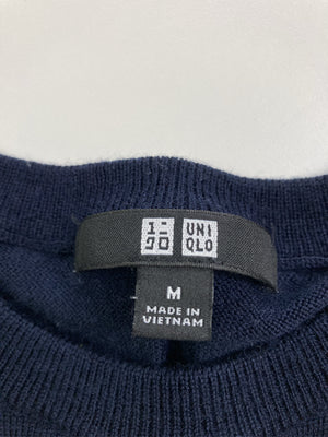 UNIQLO/ユニクロ/ニット/セーター/トップス/ネイビー/M