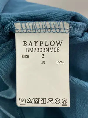 BAYFLOW/ベイフロー/Tシャツ/カットソー/トップス/ブルー/3