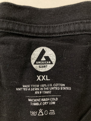 Tシャツ/カットソー/トップス/ブラック/XXL