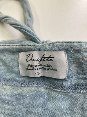 Denifits/Tシャツ/カットソー/トップス/スカイブルー/L