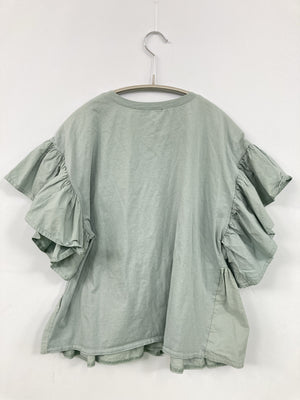 ZARA/ザラ/Tシャツ/カットソー/トップス/スカイブルー/S