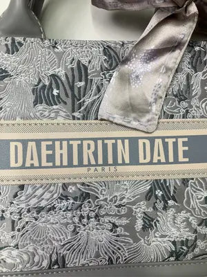DAEHTRITN DATE/ハンドバッグ/バッグ/グレー