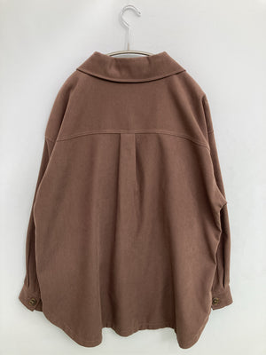 RAG MACHINE/ラグマシーン/シャツ/ブラウス/トップス/ブラウン/LARGE