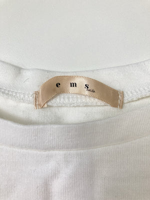 ems/エムズエキサイト/Tシャツ/カットソー/トップス/ホワイト/F