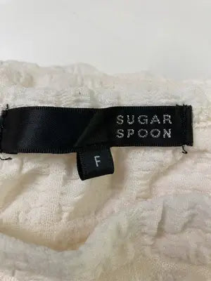 SUGAR SPOON/シュガースプーン/Tシャツ/カットソー/トップス/アイボリー/F