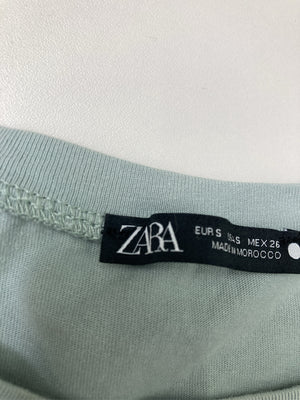 ZARA/ザラ/Tシャツ/カットソー/トップス/スカイブルー/S