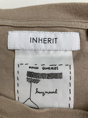 INHERIT/インヘリット/Tシャツ/カットソー/トップス/ベージュ/L