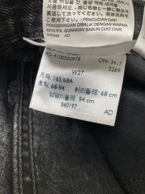 MOM JEAN/デニムパンツ/パンツ/ブラック/27