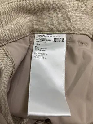 UNIQLO/ユニクロ/スラックス/パンツ/ベージュ/xs
