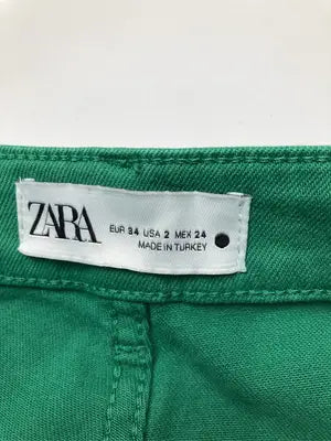 ZARA/ザラ/デニムパンツ/パンツ/グリーン/EUR 34