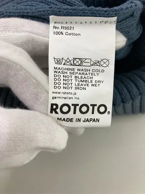 ROTOTO/ニットキャップ/ビーニー/帽子/ブルー