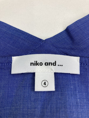 niko and .../ニコアンド/シャツ/ブラウス/トップス/ブルー/4