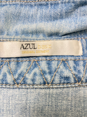 AZUL/アズール/シャツ/ブラウス/トップス/スカイブルー/S