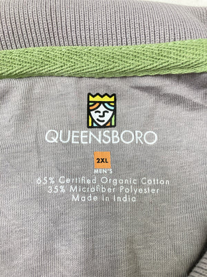 QUEENSBORO/ポロシャツ/トップス/グレー/2XL