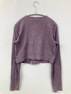 ZARA/ザラ/カーディガン/ボレロ/トップス/パープル/EUR L/USA L/MEX 30