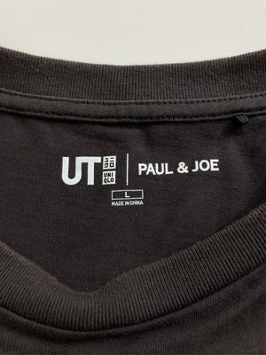 UNIQLO/ユニクロ/Tシャツ/カットソー/トップス/ブラック/L
