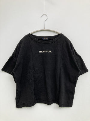 TipTop/ティップトップ/Tシャツ/カットソー/トップス/ブラック/F