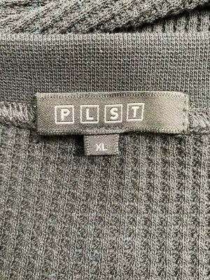 PLST/プラステ/Tシャツ/カットソー/トップス/ブラック/XL