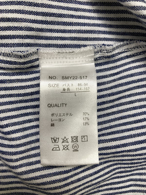 OFALO/シャツ/ブラウス/トップス/ブルー/L