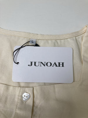 JUNOAH/ジュノア/ワンピース/ワンピース/ドレス/アイボリー/L