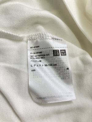 UNIQLO/ユニクロ/Tシャツ/カットソー/トップス/ホワイト/L