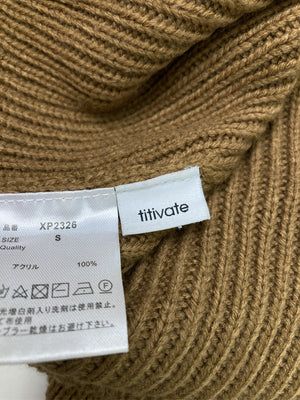 titivate/ティティベイト/ワンピース/ワンピース/ドレス/ブラウン/S