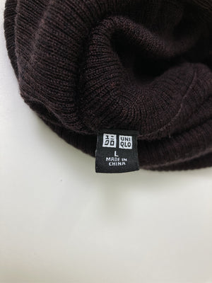 UNIQLO/ユニクロ/ニット/セーター/トップス/ブラウン/L