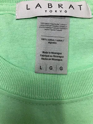 LABRAT TOKYO/Tシャツ/カットソー/トップス/ライトグリーン/L