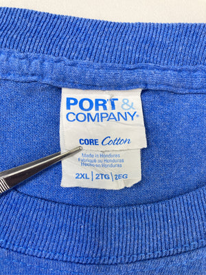 PORT&COMPANY/ポートアンドカンパニー/Tシャツ/カットソー/トップス/ブルー/2XL