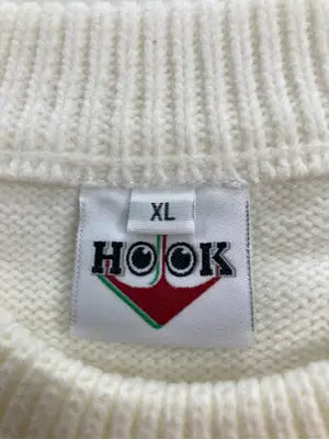 HOOK/フック/ニット/セーター/トップス/ホワイト/XL