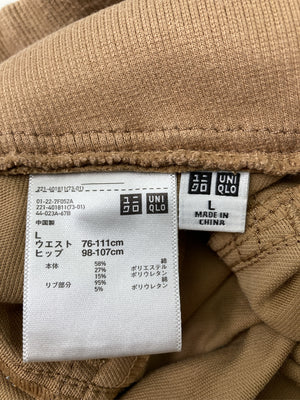 UNIQLO/ユニクロ/スラックス/パンツ/ブラウン/L