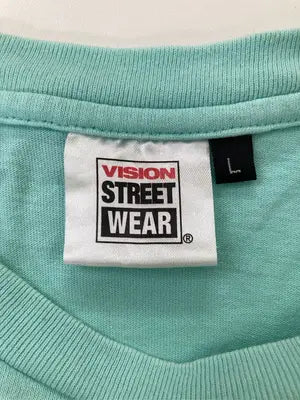 VISION STREET WEAR/ヴィジョンストリートウェア/Tシャツ/カットソー/トップス/ライトグリーン/L