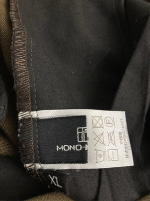 MONO-MART/モノマート/スラックス/パンツ/ブラウン/XL