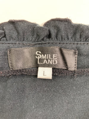 SMILE LAND/スマイルランド/Tシャツ/カットソー/トップス/ブラック/L