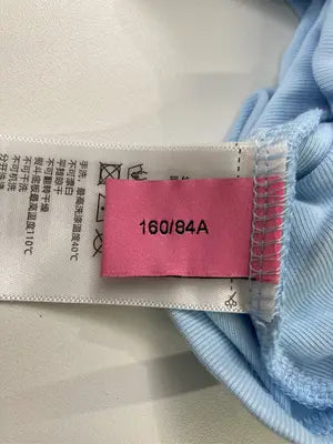 chuu/Tシャツ/カットソー/トップス/スカイブルー/160/84A