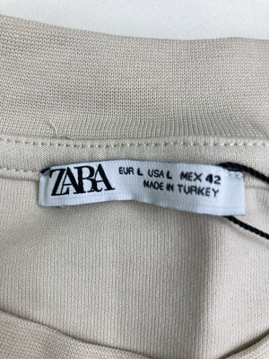 ZARA/ザラ/スウェット/トップス/ベージュ/L